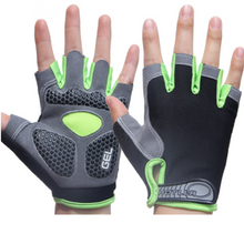 Load image into Gallery viewer, Road Mountain Bicycle Cycling Silicone GEL Half Finger Gloves Anti Skid MTB Bike
