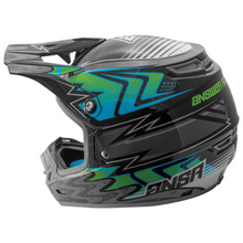 Load image into Gallery viewer, New ANSWER Racing AR3 Haze Grey Teal MX Motocross Dirtbike Adult Helmet XL
