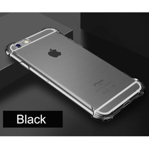 Shockproof Tough Gel Clear Case Cover for Apple iPhone 5 5s SE 6 6s 7 8 Plus 11