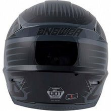 Load image into Gallery viewer, New ANSWER Racing AR1 Black Charcoal Grey MX Motocross Dirtbike Adult Helmet XL
