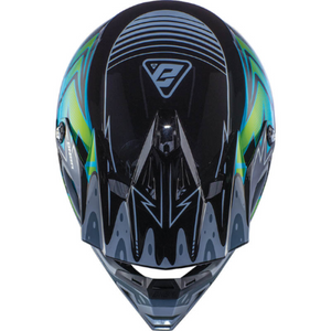 New ANSWER Racing AR3 Haze Grey Teal MX Motocross Dirtbike Adult Helmet XL