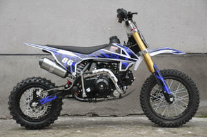 MMW 90CC DIRT TRAIL PIT MOTOR 2 wheels Electric Start Semi Auto BIKE BLUE