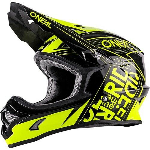 New ONEAL Racing Fuel Yellow MX Kids Motocross Motorbike Helmet Dirtbike YS