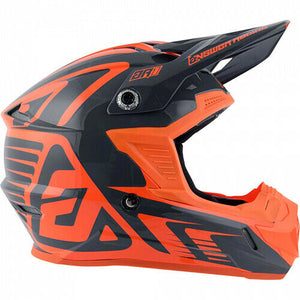 New ANSWER Racing AR1 Black Orange MX Motocross Dirtbike Adult Helmet