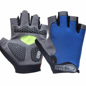 Road Mountain Bicycle Cycling Silicone GEL Half Finger Gloves Anti Skid MTB Bike