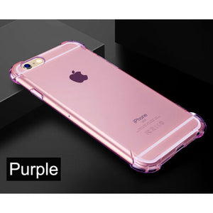 Shockproof Tough Gel Clear Case Cover for Apple iPhone 5 5s SE 6 6s 7 8 Plus 11