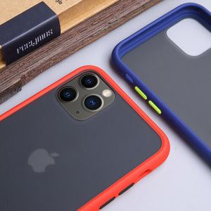 For iPhone 11/Pro/Max SE 2020 XS XR Bumper Shockproof Case Clear Silicone Cover