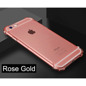 Shockproof Tough Gel Clear Case Cover for Apple iPhone 5 5s SE 6 6s 7 8 Plus 11