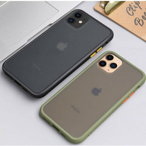 For iPhone 11/Pro/Max SE 2020 XS XR Bumper Shockproof Case Clear Silicone Cover